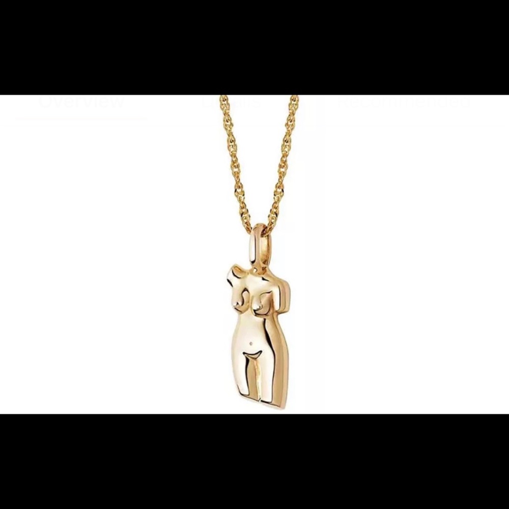 Gold woman- the body necklace